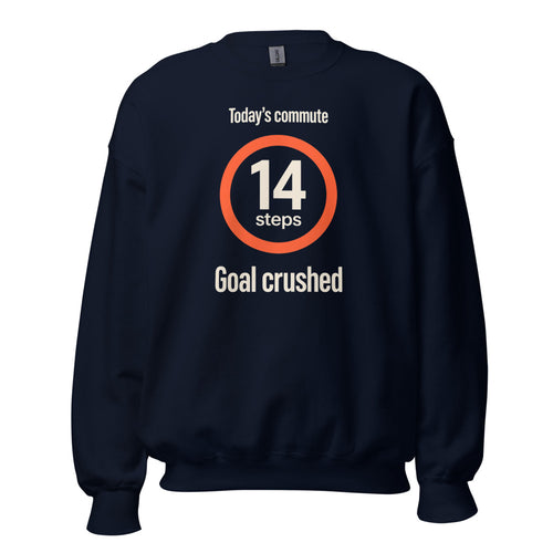 Today's Commute 14 Steps Crewneck