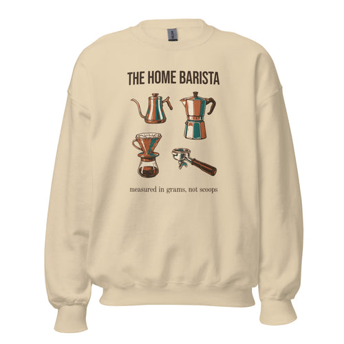 Home Barista Sweatshirt, Coffee Snob Gift, Specialty Coffee Crewneck — The Home Barista Retro Crewneck