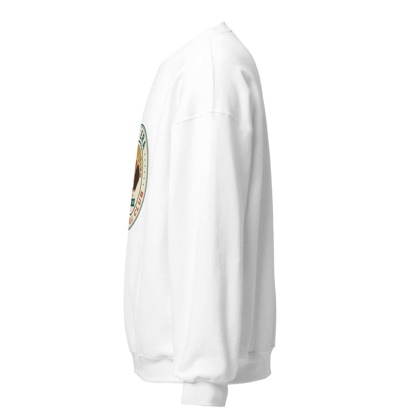 Dink Era Pickleball Club crewneck — White, left