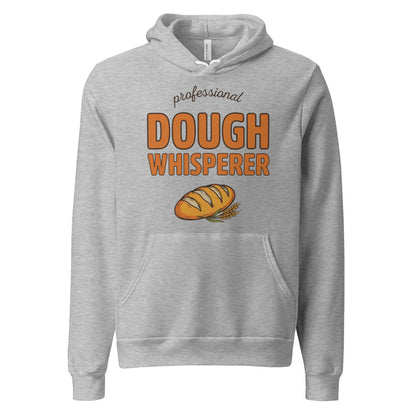 Professional Dough Whisperer funny baker hoodie — Athletic Heather, front
