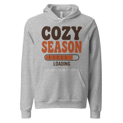 Cozy Season Loading Hoodie, Funny Fall Hoodie, Retro Cozy Autumn Hoodie — Groovy 70s Cozy Season Hoodie