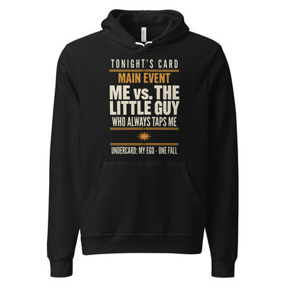 Tonight's Card funny Brazilian jiu jitsu hoodie — Black, front