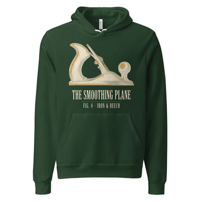 Fig. 4 The Smoothing Plane woodworking hoodie — Forest, front