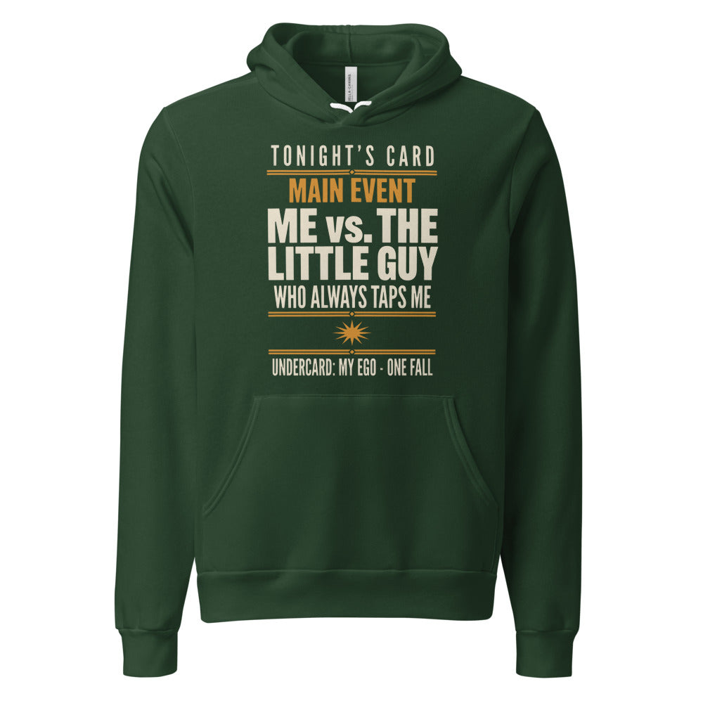 Tonight's Card funny Brazilian jiu jitsu hoodie — Forest, front
