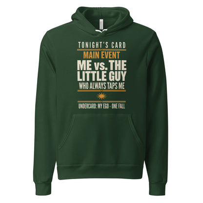 Tonight's Card funny Brazilian jiu jitsu hoodie — Forest, front