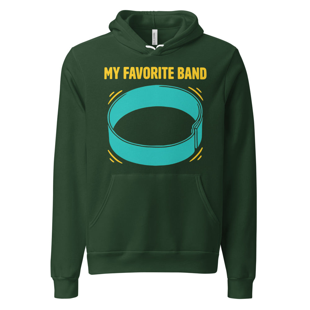 My Favorite Band funny physical therapy hoodie — Forest, front