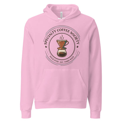 Specialty Coffee Society specialty coffee hoodie — Lilac, front
