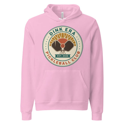Dink Era Pickleball Club retro hoodie — Lilac, front