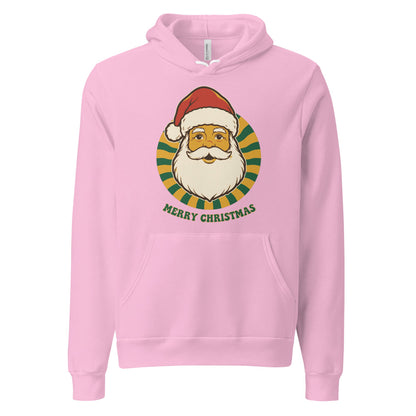 Groovy Santa retro Christmas hoodie — Lilac, front