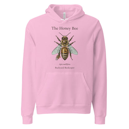 The Honey Bee Apis mellifera anatomical hoodie — Lilac, front