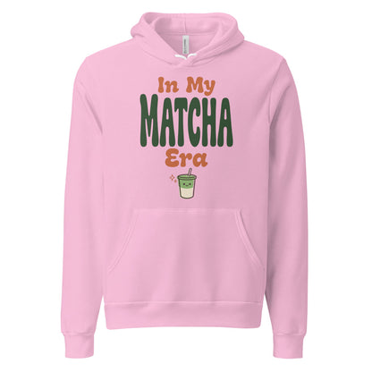 In My Matcha Era retro matcha hoodie — Lilac, front