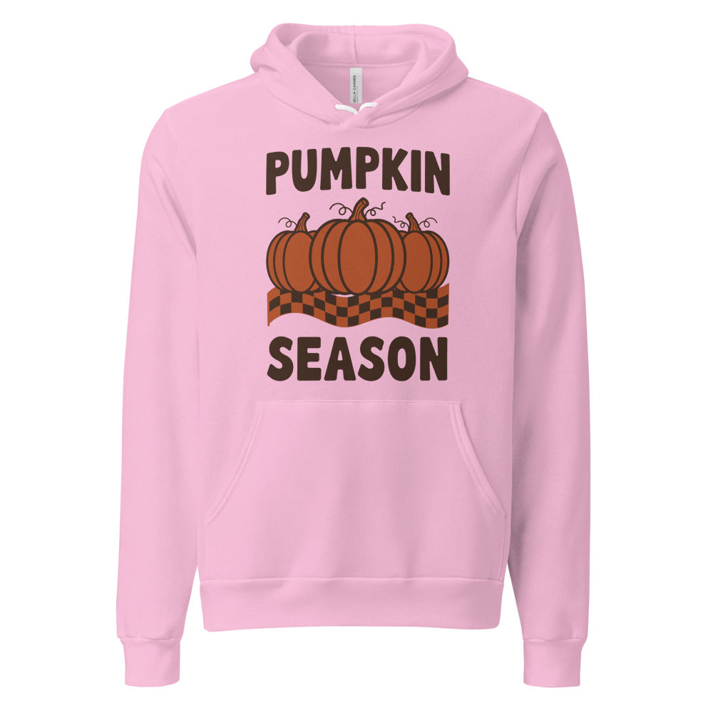 Pumpkin Season retro 70s fall hoodie — Lilac, front