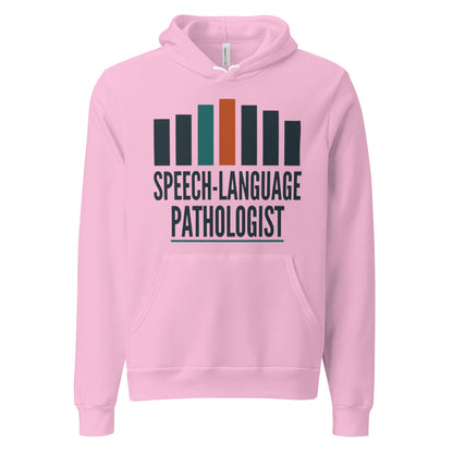 Mid-Century Clinic speech therapy hoodie — Lilac, front