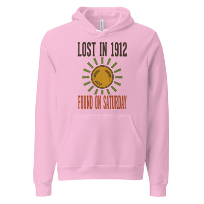 Lost in 1912 Found on Saturday retro metal detecting hoodie — Lilac, front