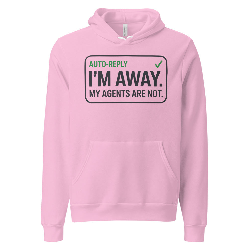 Auto-Reply agentic AI engineer hoodie — Lilac, front