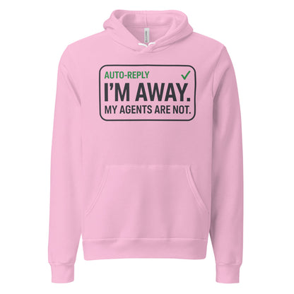 Auto-Reply agentic AI engineer hoodie — Lilac, front
