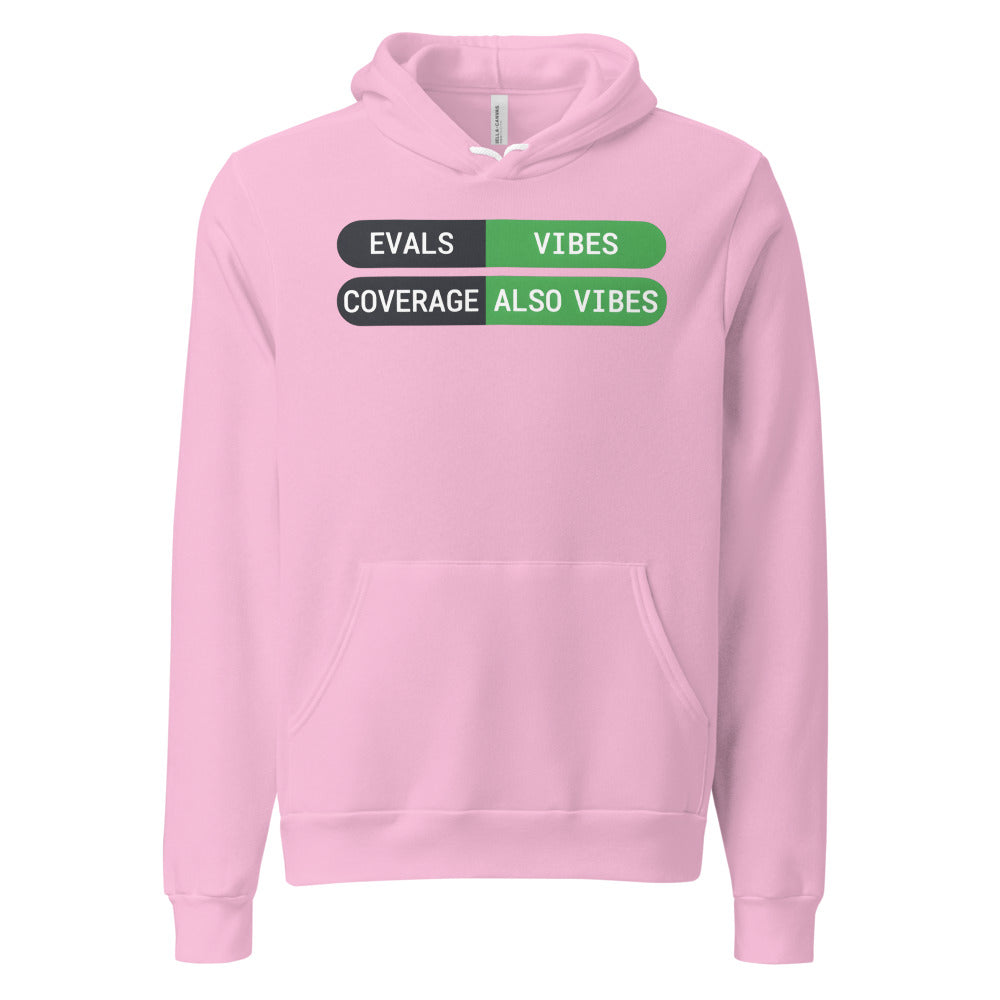 Eval Suite Vibes agentic AI engineer hoodie — Lilac, front