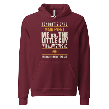 Tonight's Card funny Brazilian jiu jitsu hoodie — Maroon, front