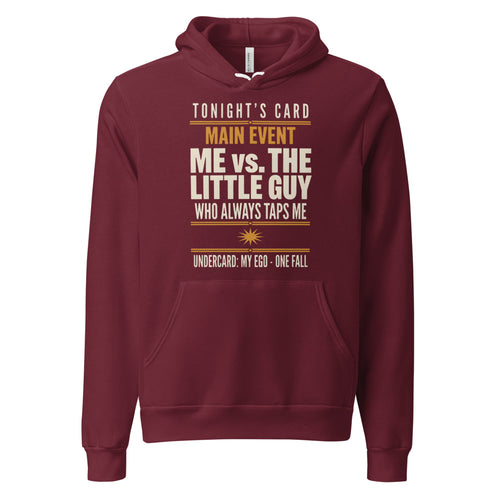 Funny Jiu Jitsu Hoodie, BJJ Gift for Him, Brazilian Jiu Jitsu Hoodie - Tonight's Card Vintage Fight Bill