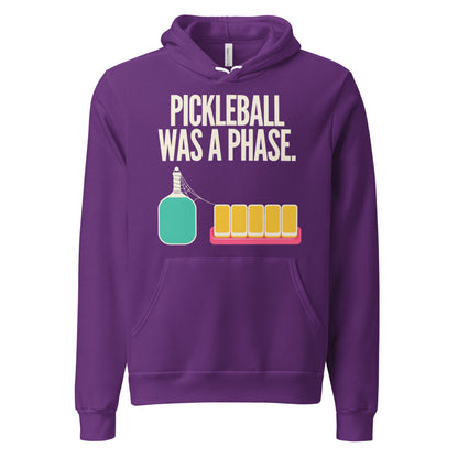Pickleball Was A Phase funny mahjong hoodie — Team Purple, front