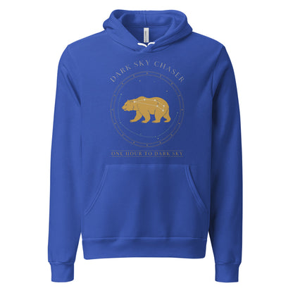 Dark Sky Chaser Ursa Major constellation astronomy hoodie — True Royal, front