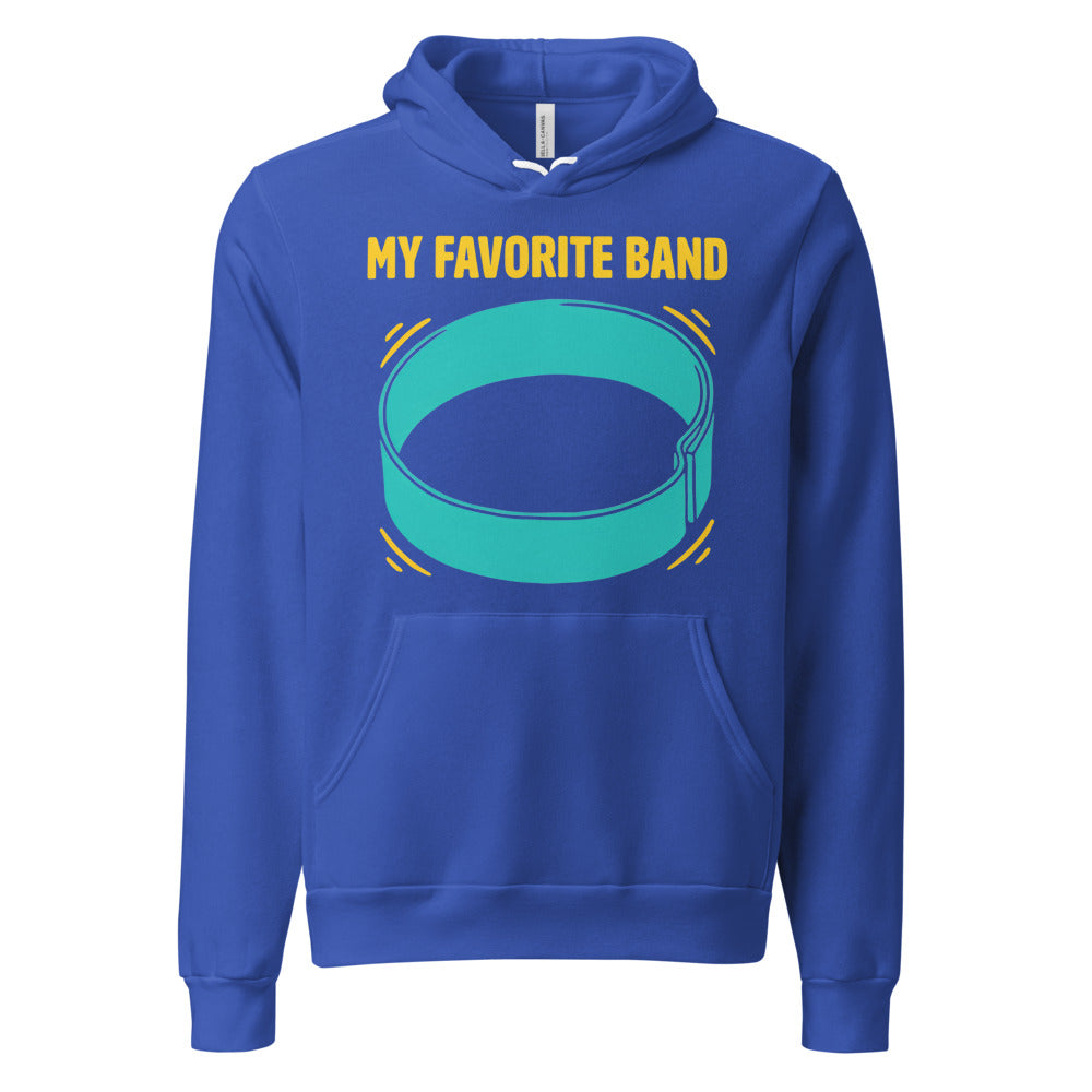 My Favorite Band funny physical therapy hoodie — True Royal, front