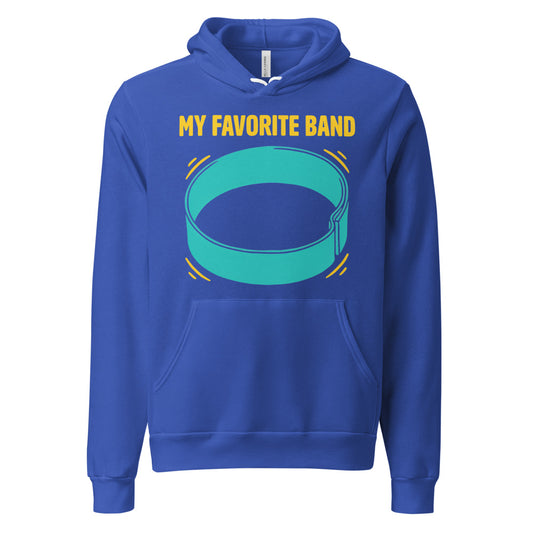 My Favorite Band funny physical therapy hoodie — True Royal, front