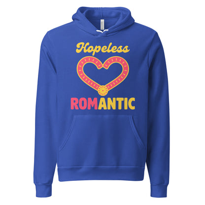 Hopeless ROMantic funny physical therapy hoodie — True Royal, front