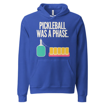 Pickleball Was A Phase funny mahjong hoodie — True Royal, front