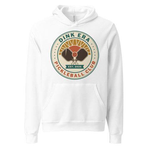 Pickleball Hoodie, Retro Pickleball Club Hoodie — Dink Era Vintage Court Club Gift
