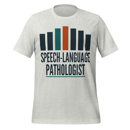 Mid-Century Clinic speech therapy tee — Ash, front