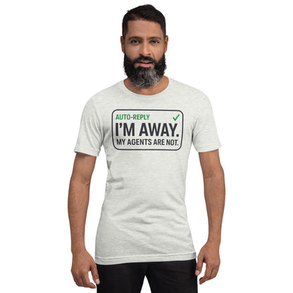 Auto-Reply agentic AI engineer tee — Ash, on model
