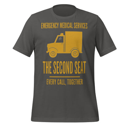 The Second Seat EMS paramedic tee — Asphalt, front