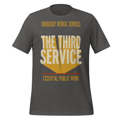 The Third Service EMS t-shirt — Asphalt, front