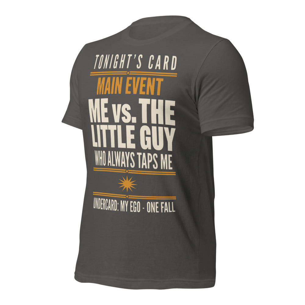 Tonight's Card funny Brazilian jiu jitsu t-shirt — Asphalt, front-right