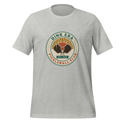 Dink Era Pickleball Club tee — Athletic Heather, Ghost front