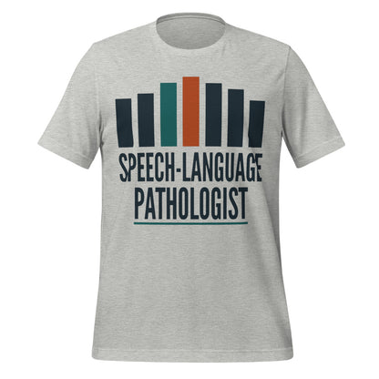 Mid-Century Clinic speech therapy tee — Athletic Heather, front