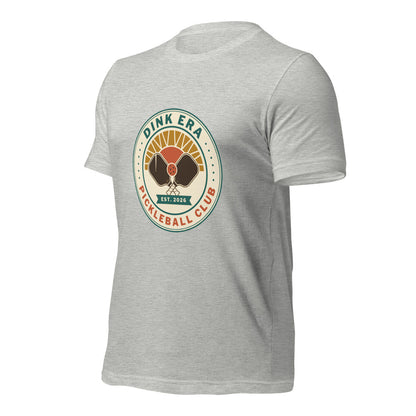 Dink Era Pickleball Club tee — Athletic Heather, Ghost left-front