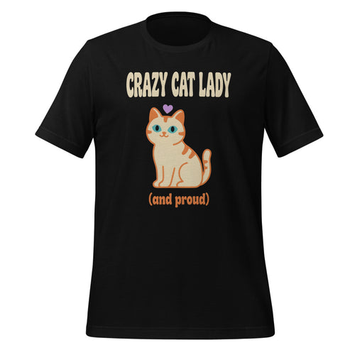 Crazy Cat Lady Shirt, Funny Cat Lady Gift, And Proud — Retro Y2K Cat Tee
