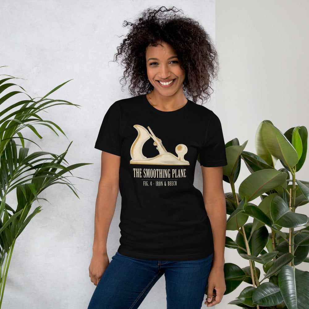 Fig. 4 The Smoothing Plane woodworking tee — Black, on model