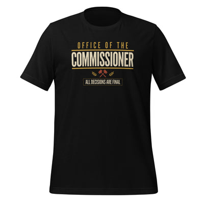 Fantasy Football Commissioner Shirt, Draft Day Gift, Fantasy League Tee — Office Of The Commissioner: All Decisions Are Final