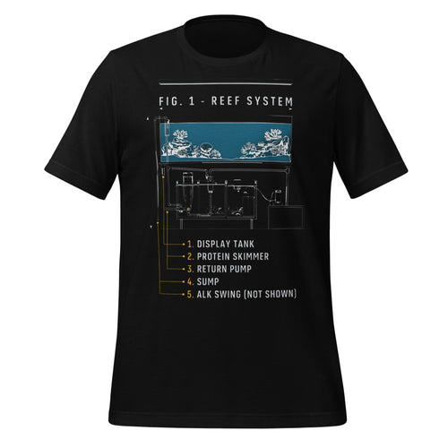 Reef Tank Shirt, Saltwater Aquarium Reef System Tee