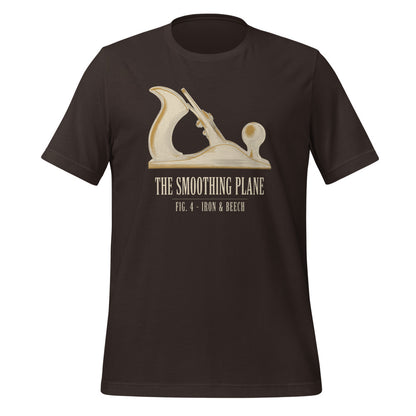 Fig. 4 The Smoothing Plane woodworking tee — Brown, front