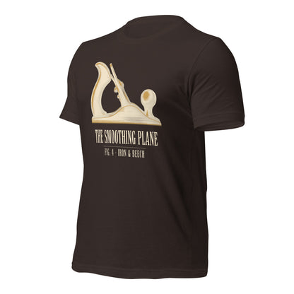 Fig. 4 The Smoothing Plane woodworking tee — Brown, front-right