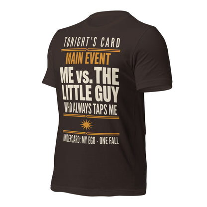 Tonight's Card funny Brazilian jiu jitsu t-shirt — Brown, front-right