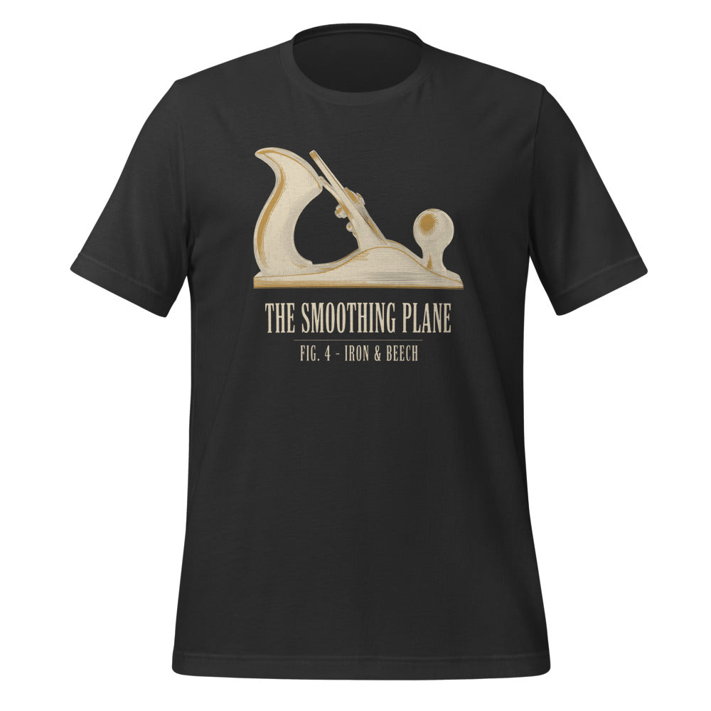 Fig. 4 The Smoothing Plane woodworking tee — Dark Grey, front