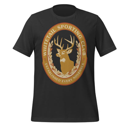 Whitetail Sporting Club vintage deer hunting tee — Dark Grey, front