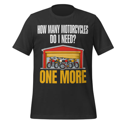 One More funny motorcycle tee — Dark Grey, front