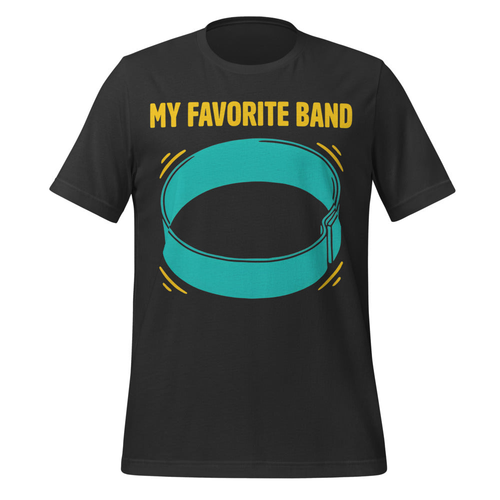 My Favorite Band funny physical therapy tee — Dark Grey, front