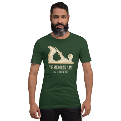 Fig. 4 The Smoothing Plane woodworking tee — Forest, on model